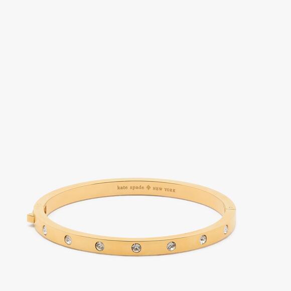kate spade new york Set in Stone Hinged Bangle – Gold-Tone - Picture 2 of 6